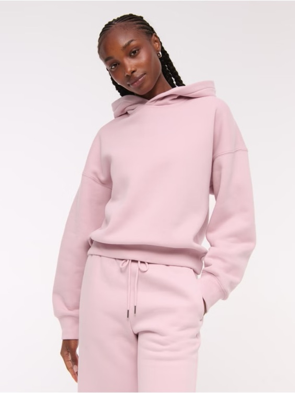 NWT ABRECOMBRIE AND FITCH PINK SOFT SWEATSHIRT/HOODIE!